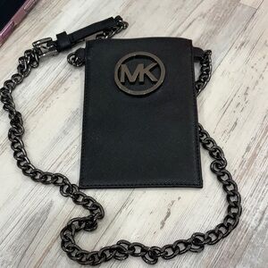 Michael Kors Black Chain Wallet